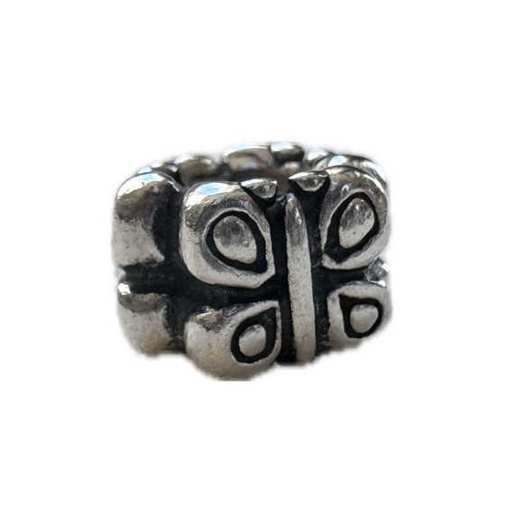 PANDORA CHARM | BUTTERFLY SPACER CHARM | SILVER | MADE FOR PANDORA BRACELET - Picture 6 of 6